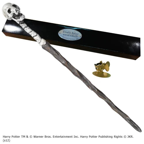 HARRY POTTER - Wand - Death Eater Skull