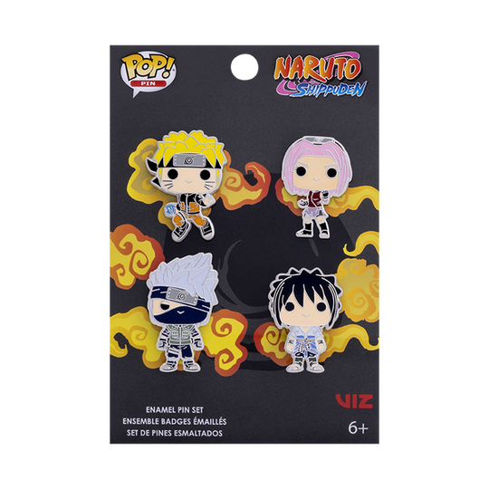 NARUTO - Funko 4pk Pin Set - Team 7