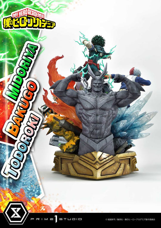 MY HERO ACADEMIA - Midoriya, Bakugo & Todoroki - Statue 69cm