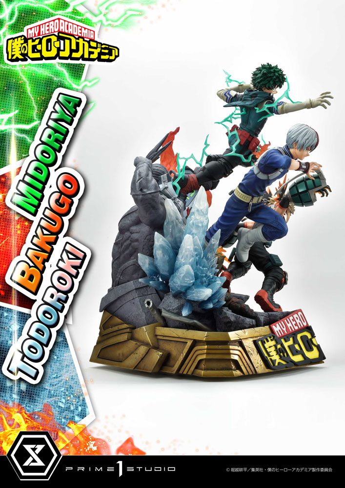 MY HERO ACADEMIA - Midoriya, Bakugo & Todoroki - Statue 69cm