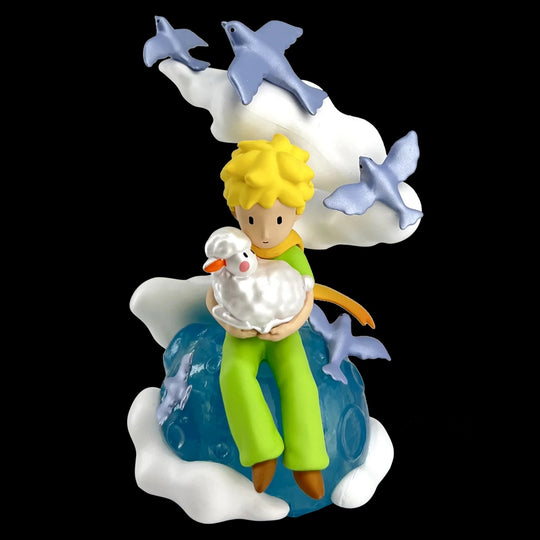 THE LITTLE PRINCE - Little Prince & sheep on the planet - Figure 9cm