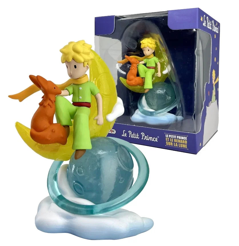 THE LITTLE PRINCE - Little Prince and the fox on the moon- Figure 8cm