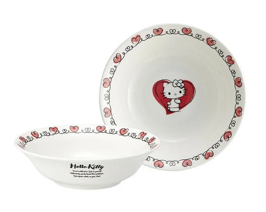 HELLO KITTY - Hello Kitty - Deep plate "Bone China" 16.7x4.5cm