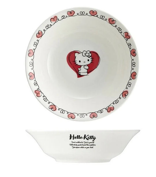 HELLO KITTY - Hello Kitty - Deep plate "Bone China" 16.7x4.5cm