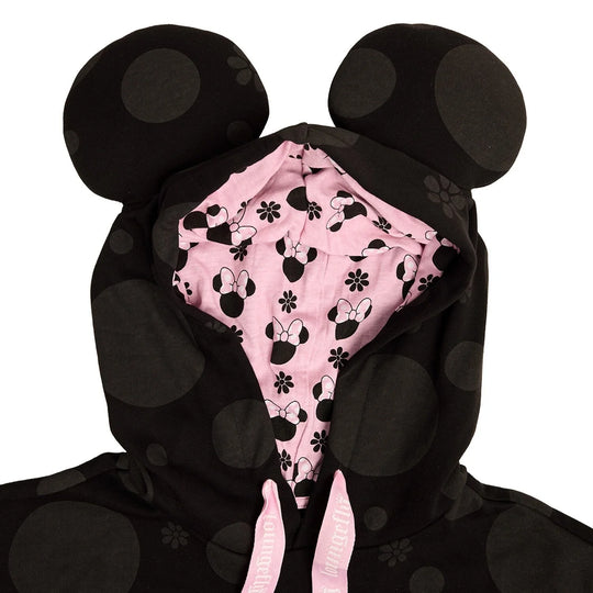 DISNEY - Minnie "Floral Rock the Dots" - Hoodie Unisex Loungefly (M)