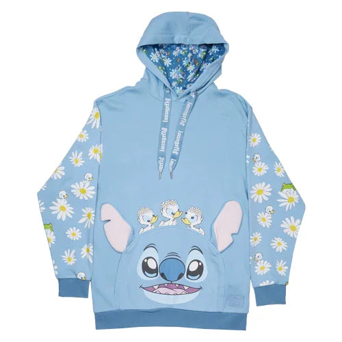 LILO AND STITCH - Springtime Stitch - Hoodie Unisex Loungefly (S)