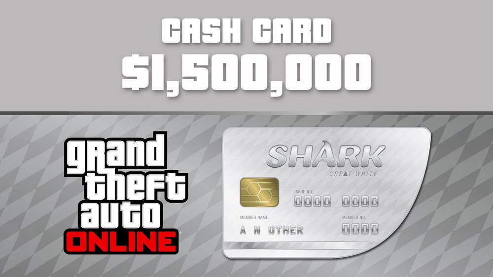 Grand Theft Auto Online - $1,500,000 Great White Shark Cash Card XBOX One CD Key