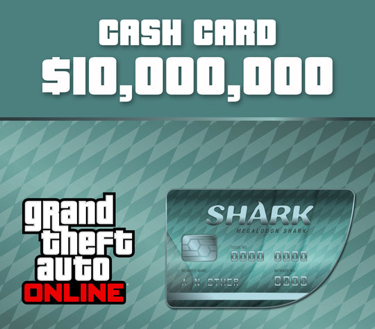 Grand Theft Auto Online - $10,000,000 Megalodon Shark Cash Card XBOX One CD Key