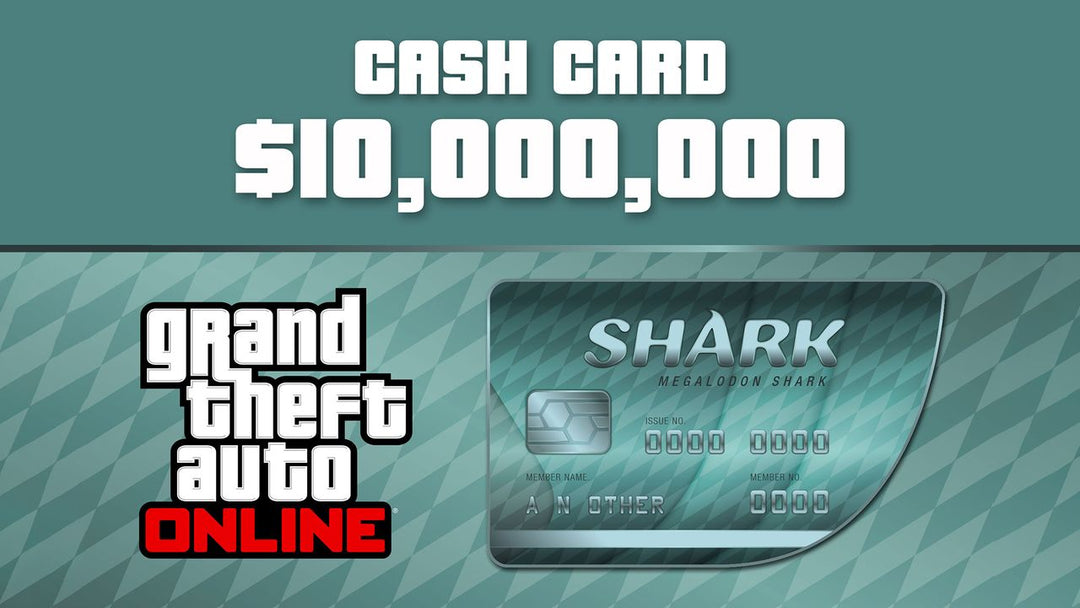Grand Theft Auto Online - $10,000,000 Megalodon Shark Cash Card XBOX One CD Key