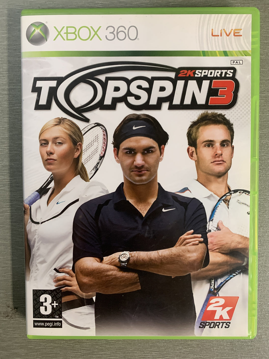 Top Spin 3. Xbox 360.