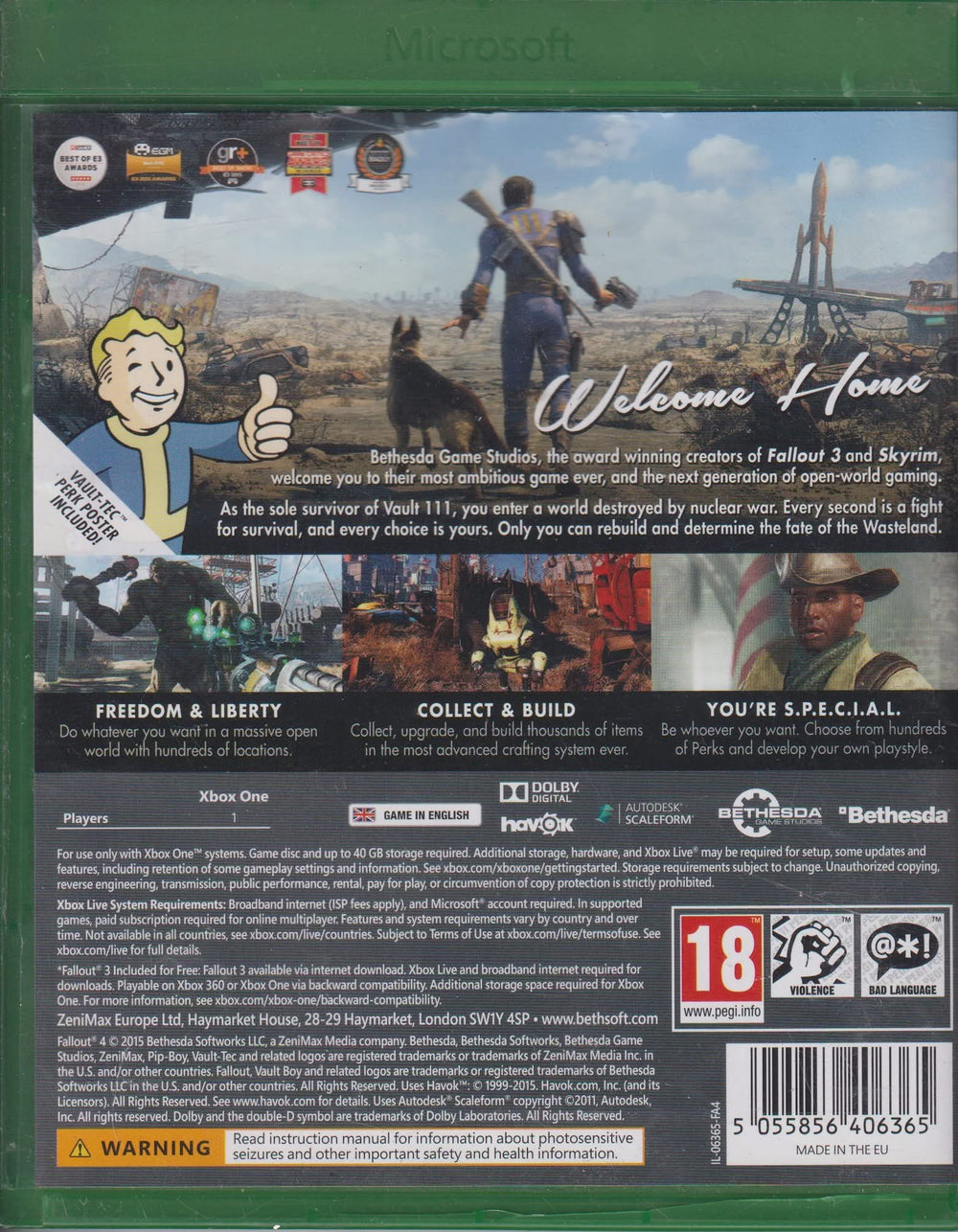 Fallout 4. Xbox One.