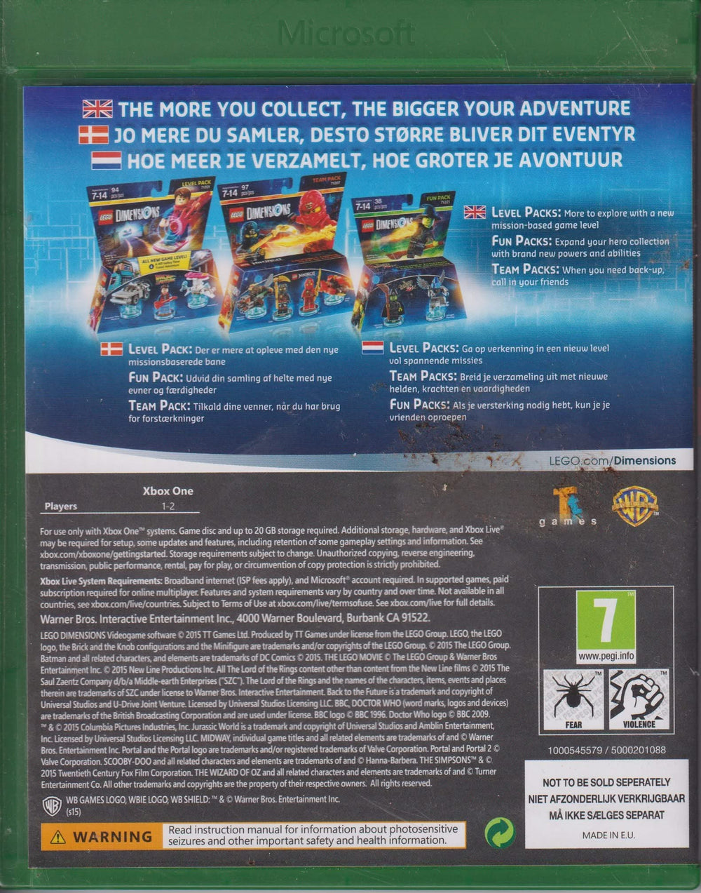LEGO Dimensions. Xbox One.