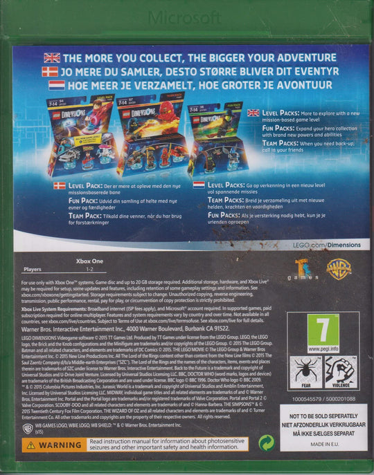 LEGO Dimensions. Xbox One.