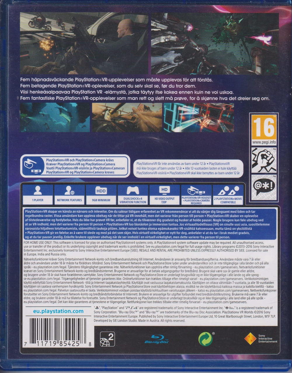 PlayStation VR Worlds. PS4.