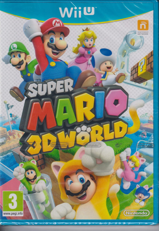 Super Mario 3D World. Wii U. Ny i plast!