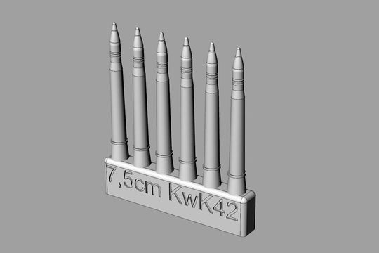 7,5cm KwK42 ammo for Pz.V Panther ausf.D/A/G