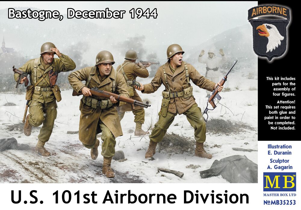 U.S. 101st Airborne Division. Bastogne, December 1944