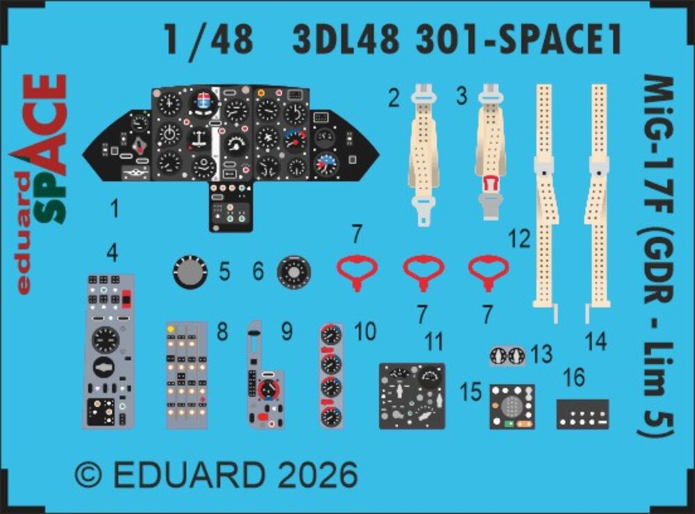 MiG-17F (GDR - Lim 5) SPACE for Kinetic
