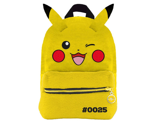 POKEMON - Pikachu - Fluffy Backpack '30x23x12cm'