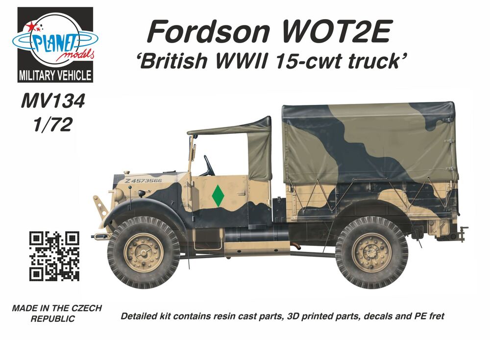 Fordson WOT2 E (15CWT) ‘Wooden Cargo Bed’ 1/72