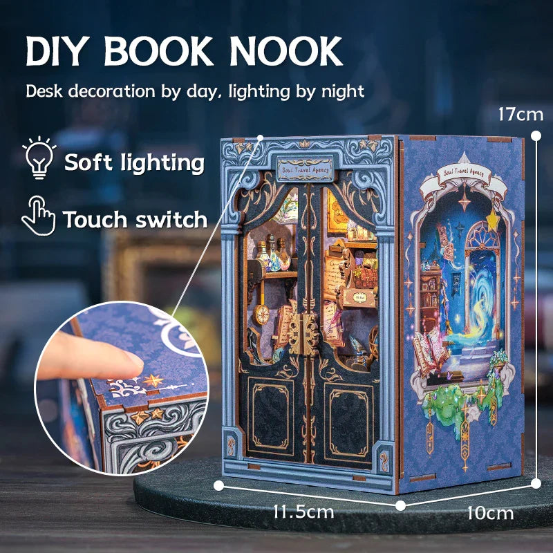MINIATURE HOUSE - DIY - Soul Travel Agency - 97pc + LED Light