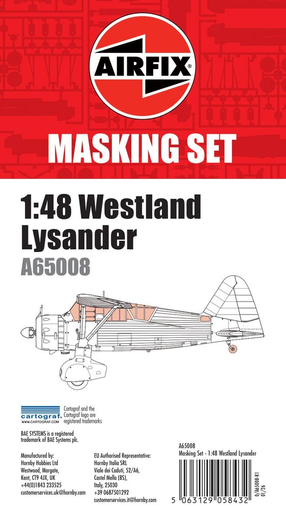 Masking Set - Westland Lysander