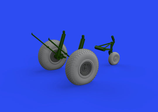 B-17 wheels cross tread 1/48 for HKM