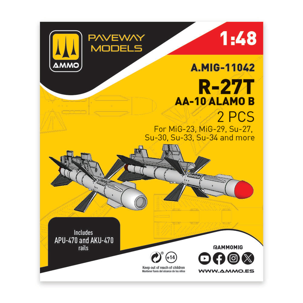 R-27T - AA-10 Alamo B (2 pcs)