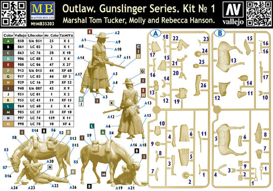 Outlow. Gunslinger series Kit No.1. Marshal Tom Tucker,Molly a.RebeccaHanson