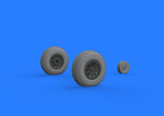 P-51D wheels for Revell