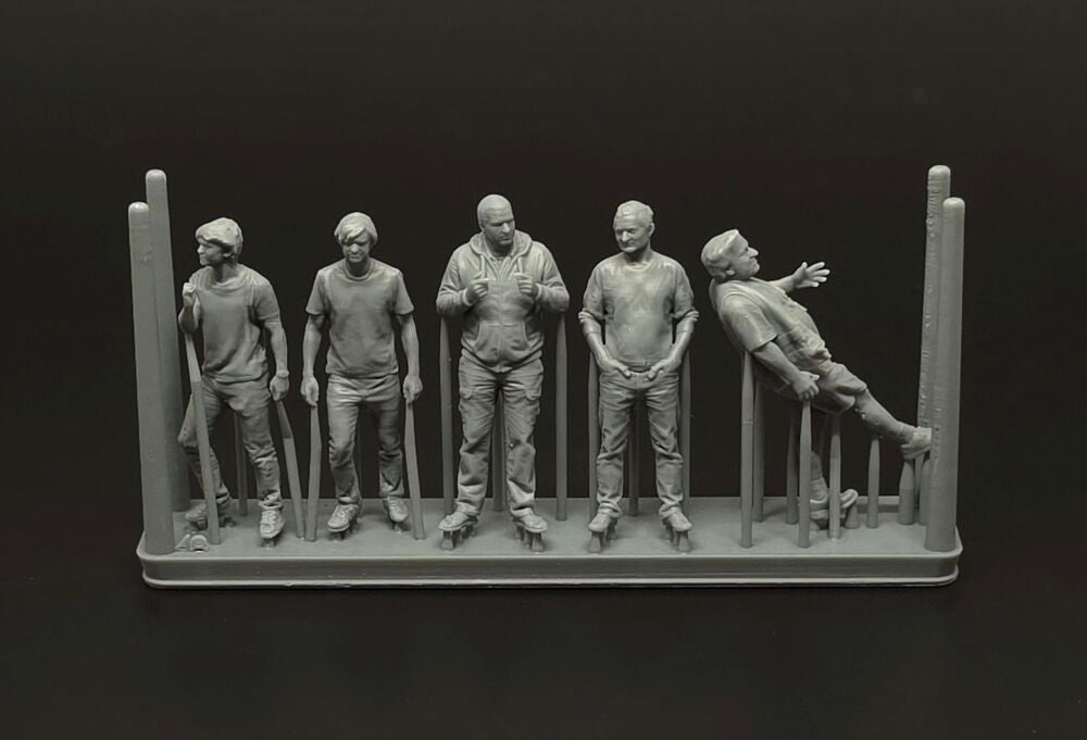 Aeroclub members-5 figures (3D print)