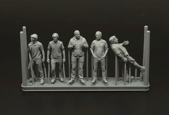 Aeroclub members-5 figures (3D print)