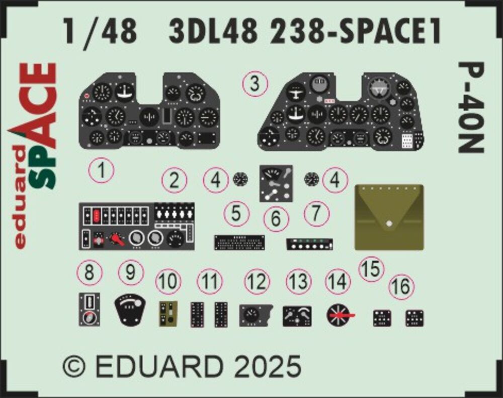 P-40N SPACE  EDUARD