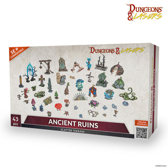 Dungeons & Lasers Expansion Set: ANCIENT RUINS SCATTER TERRAIN
