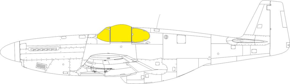 P-51B/C Malcolm Hood canopy 1/48
