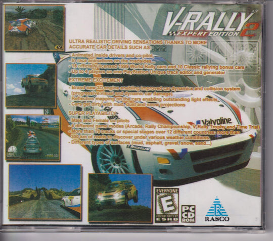 V-Rally 2 – Expert Edition. 2000. PC-spill.