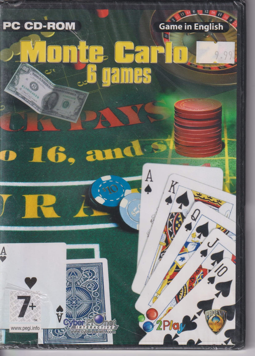Monte Carlo 2 – 6 Games. 2007. PC-spill. Ny i plast!