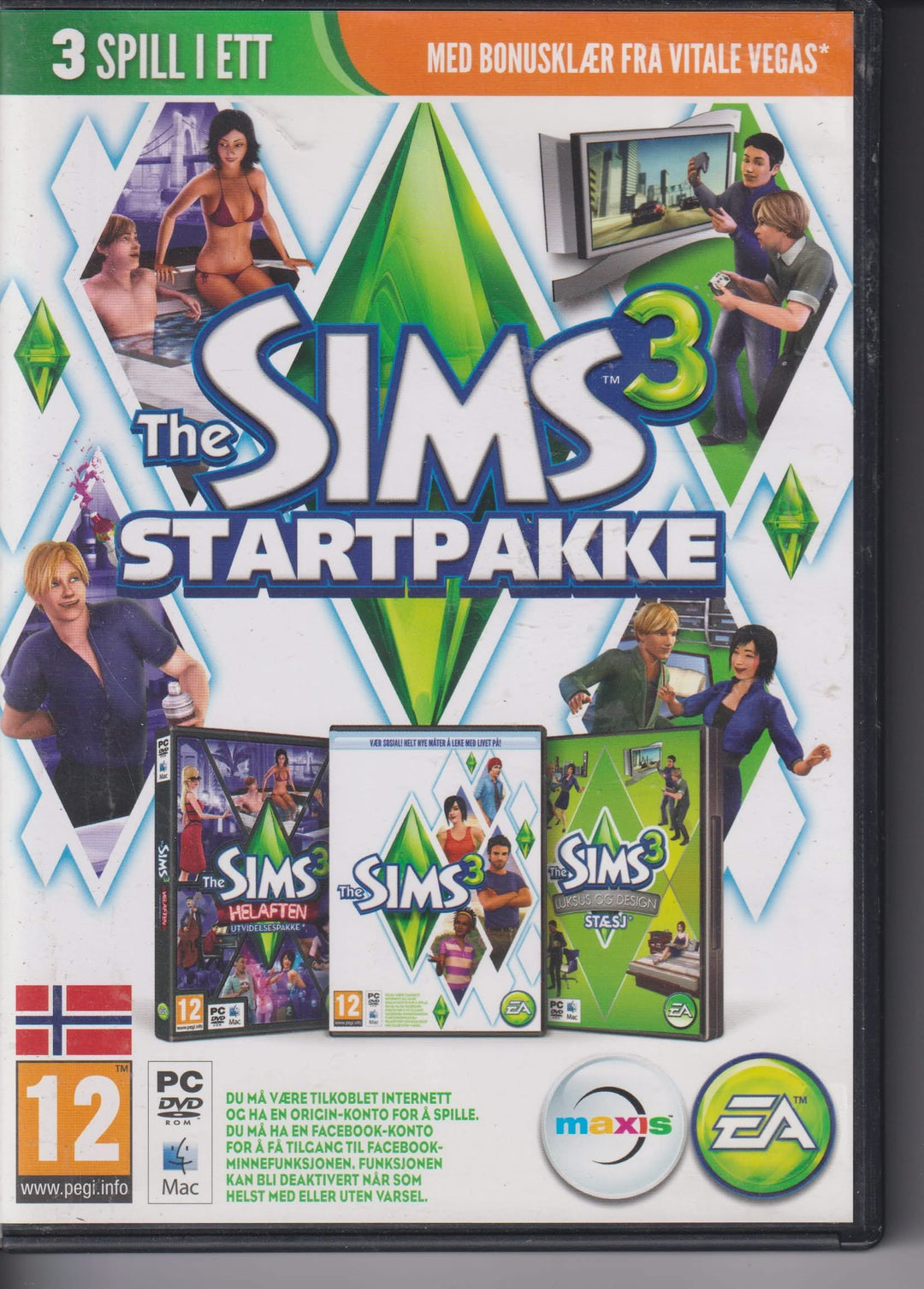 The Sims 3 Startpakke. 2013. PC/Mac-spill.
