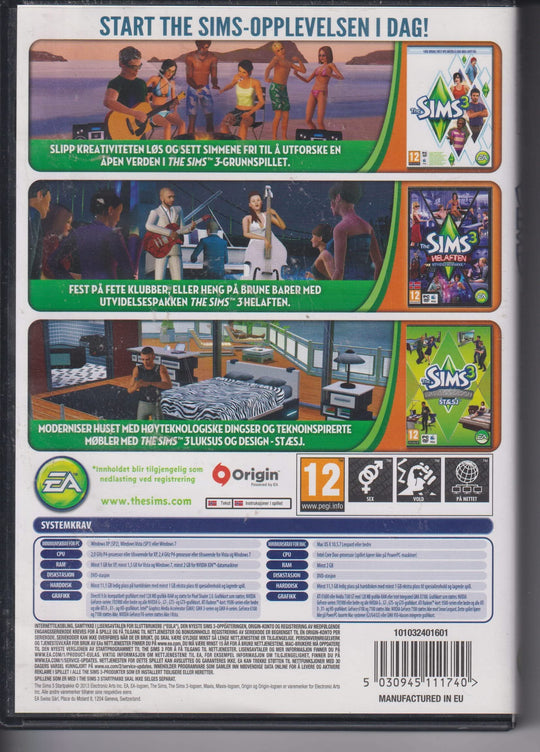 The Sims 3 Startpakke. 2013. PC/Mac-spill.