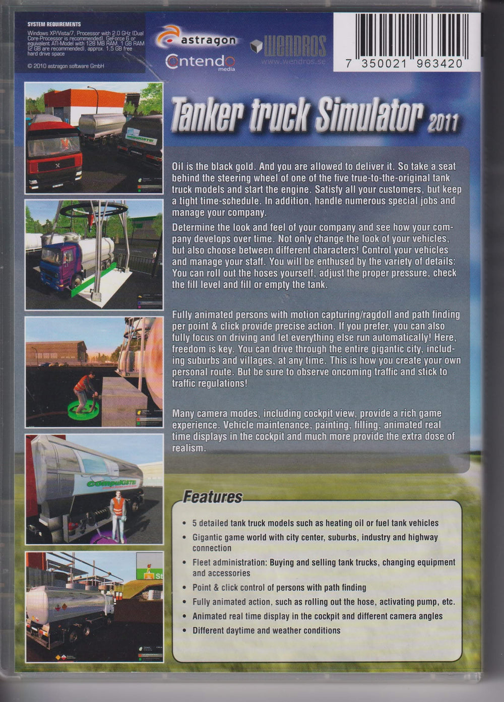 Tanker Truck Simulator 2011. PC-spill.
