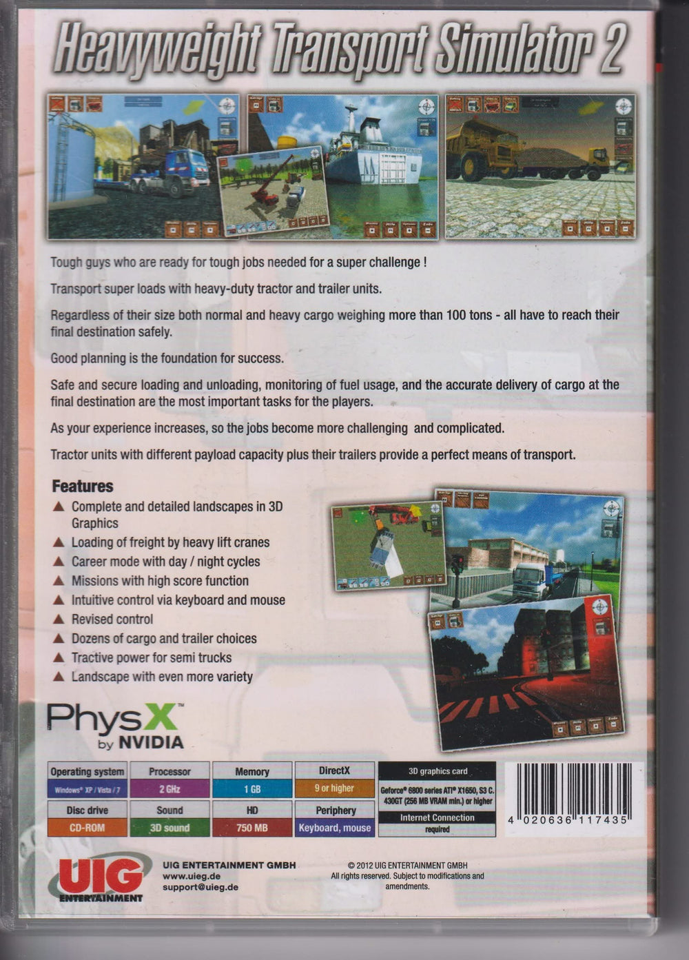 Heavyweight Transport Simulator 2. 2012. PC-spill.