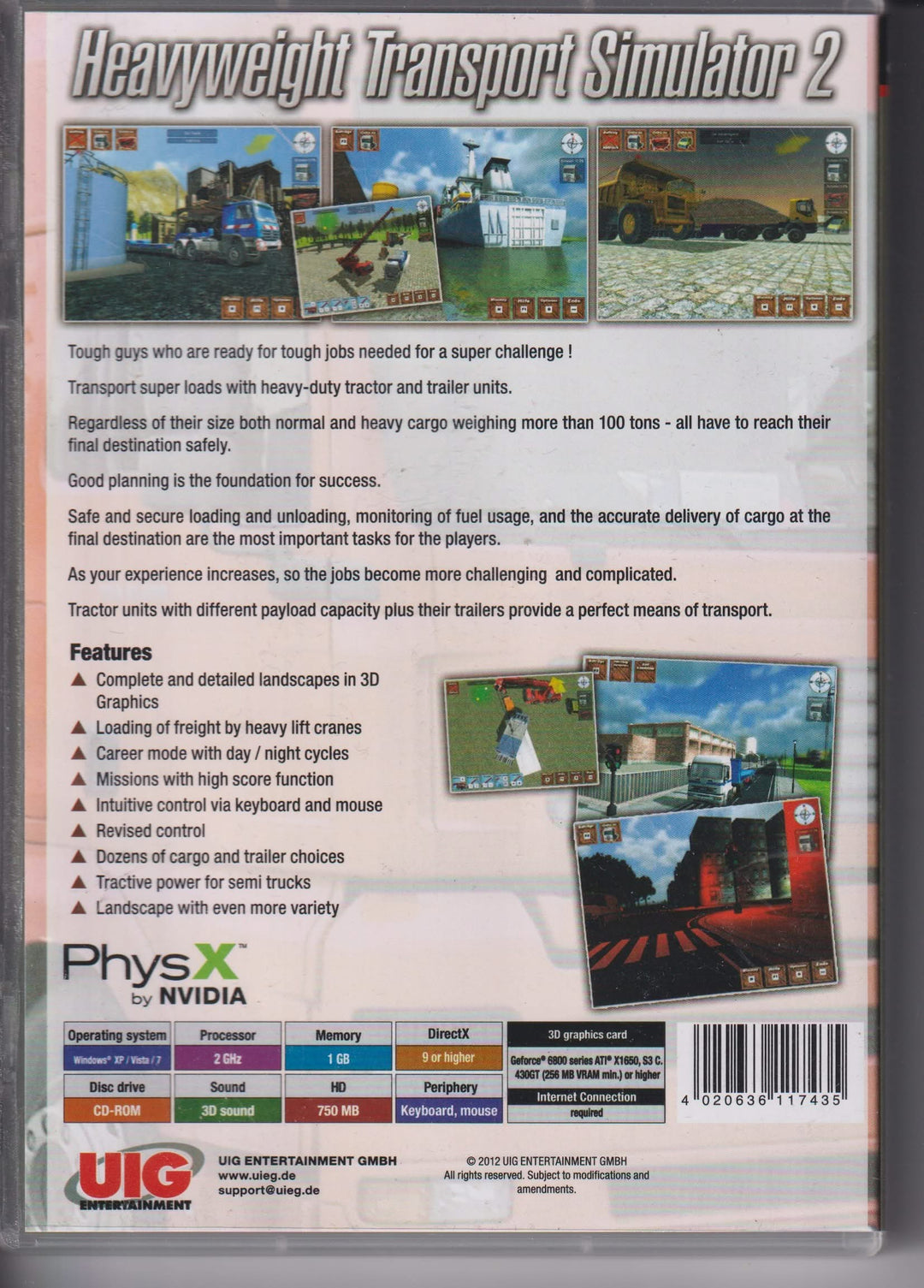 Heavyweight Transport Simulator 2. 2012. PC-spill.