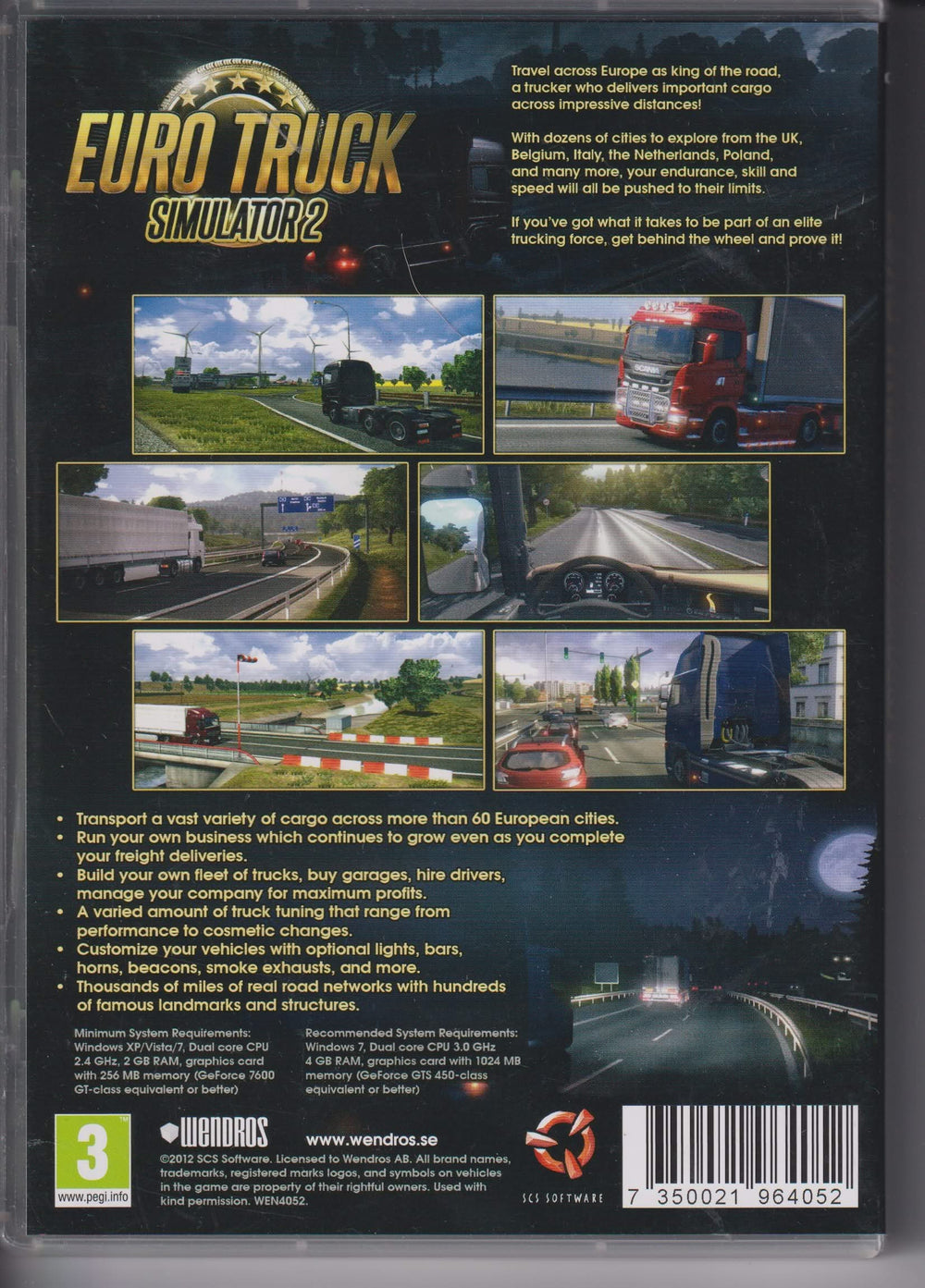 Euro Truck Simulator 2. 2012. PC-spill.