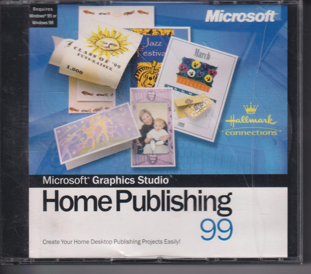 Microsoft Home Publishing 99. 1998. PC-program.