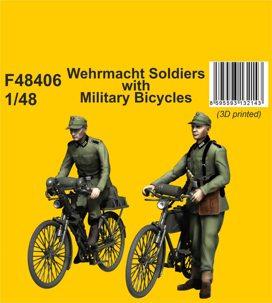 Wehrmacht Soldiers with Military Bicycles