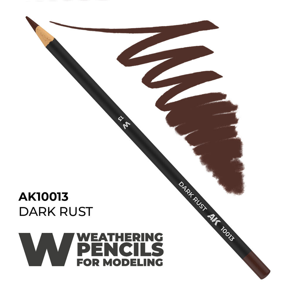 Watercolor Pencil Dark Rust