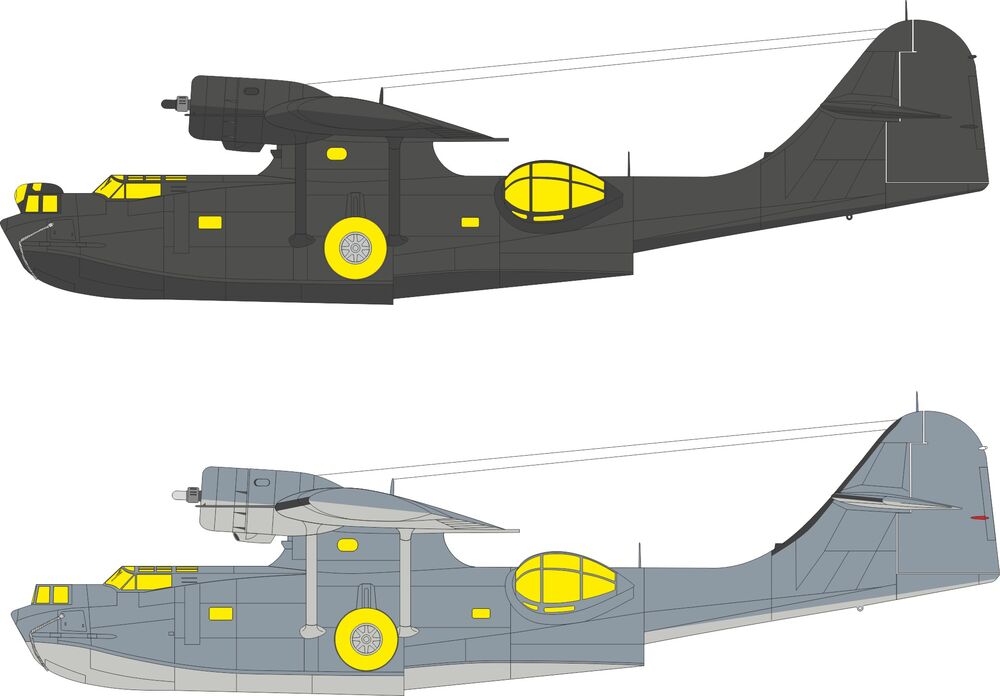 PBY-5A Tface for Eduard / Revell
