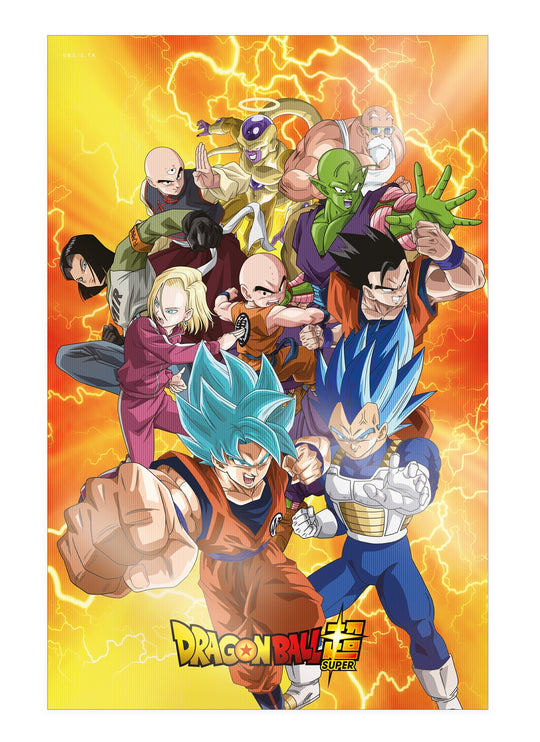 DRAGON BALL SUPER - Survival Heroes - Poster 3D - 58x38cm