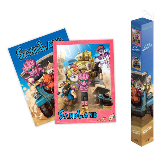 SAND LAND - Set of 2 Mini Posters 38x52cm