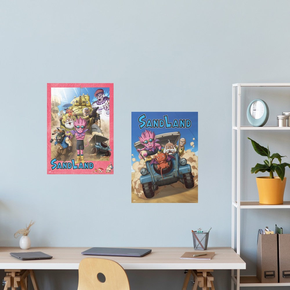 SAND LAND - Set of 2 Mini Posters 38x52cm